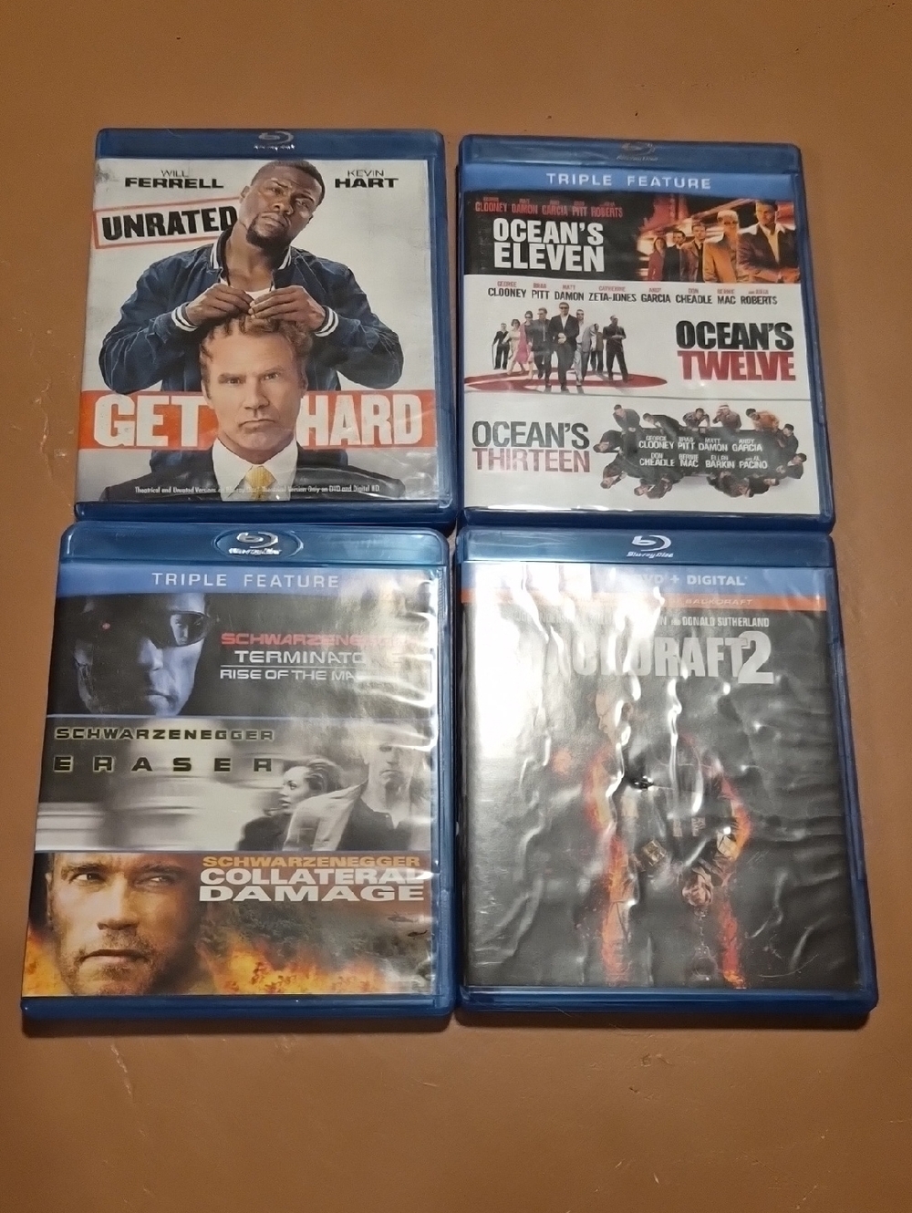 Blu-ray Movie Lot — Assorted Titles (Blue Cases)